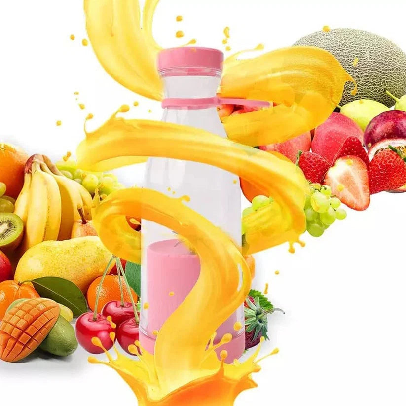 Portable Juicer Blender – 420ml Smoothie Maker with 6 Blades