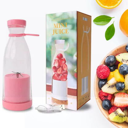 Portable Juicer Blender – 420ml Smoothie Maker with 6 Blades