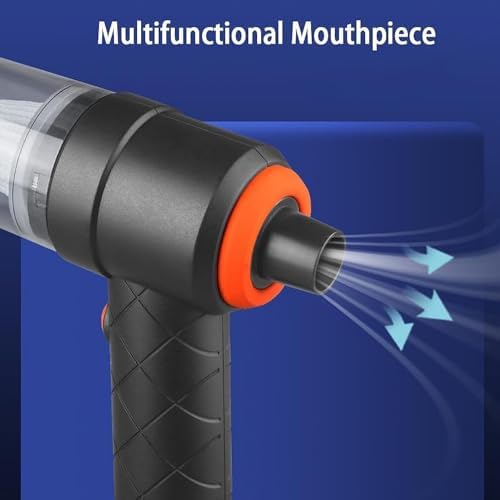 3 in 1 Portable Car Vacuum Cleaner with Blower | USB Rechargeable Wireless Handheld Car Vacuum Cleaner Traveling, Camping Reusable,Portable,Rechargeable